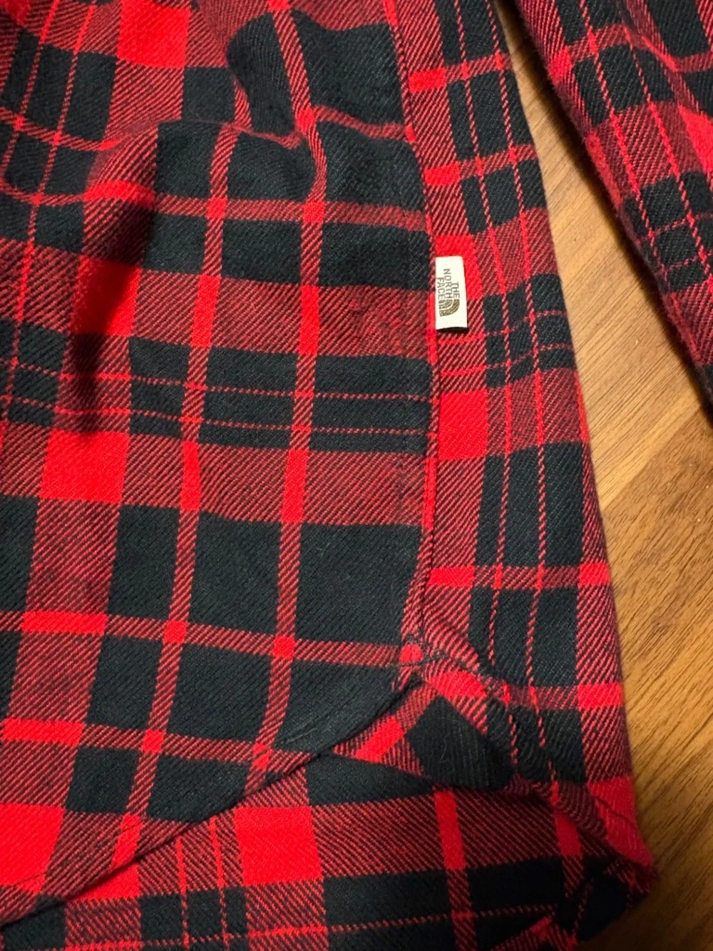 The North Face 100% cotton flannel shirt - size medium